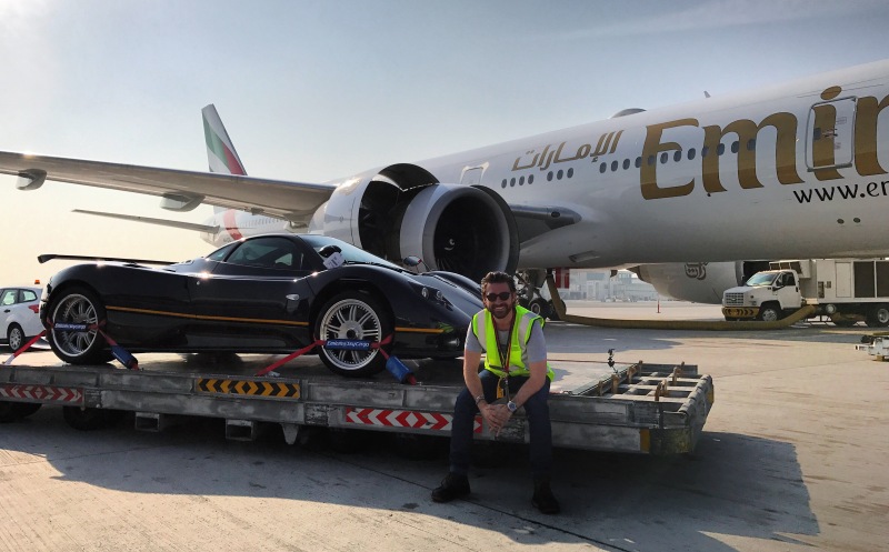 Flying a Pagani Honda from Dubai to Italy with Emirates Sky Cargo