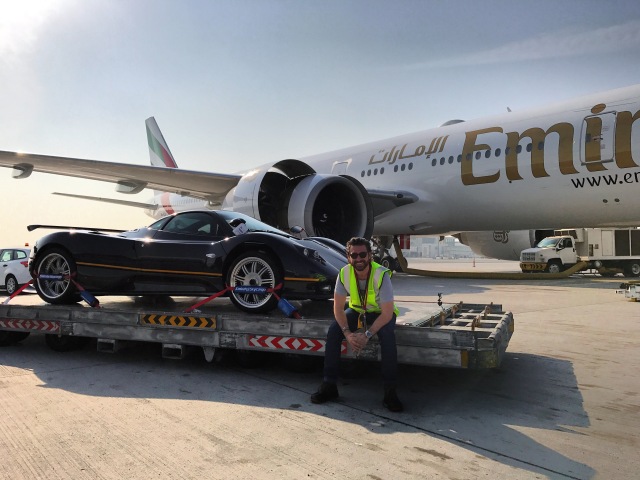 Flying a Pagani Honda from Dubai to Italy with Emirates Sky Cargo