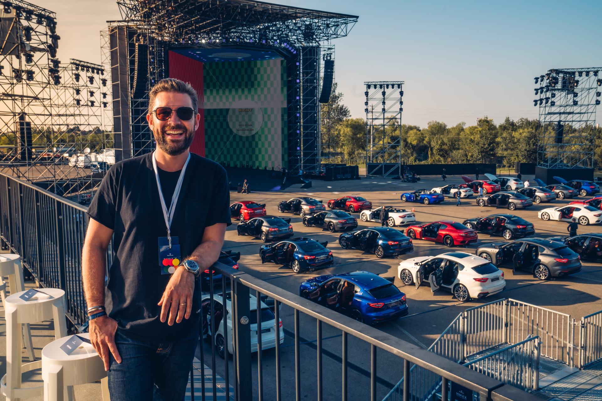 MrJWW at the rehearsal day before the big launch of the Maserati MC20