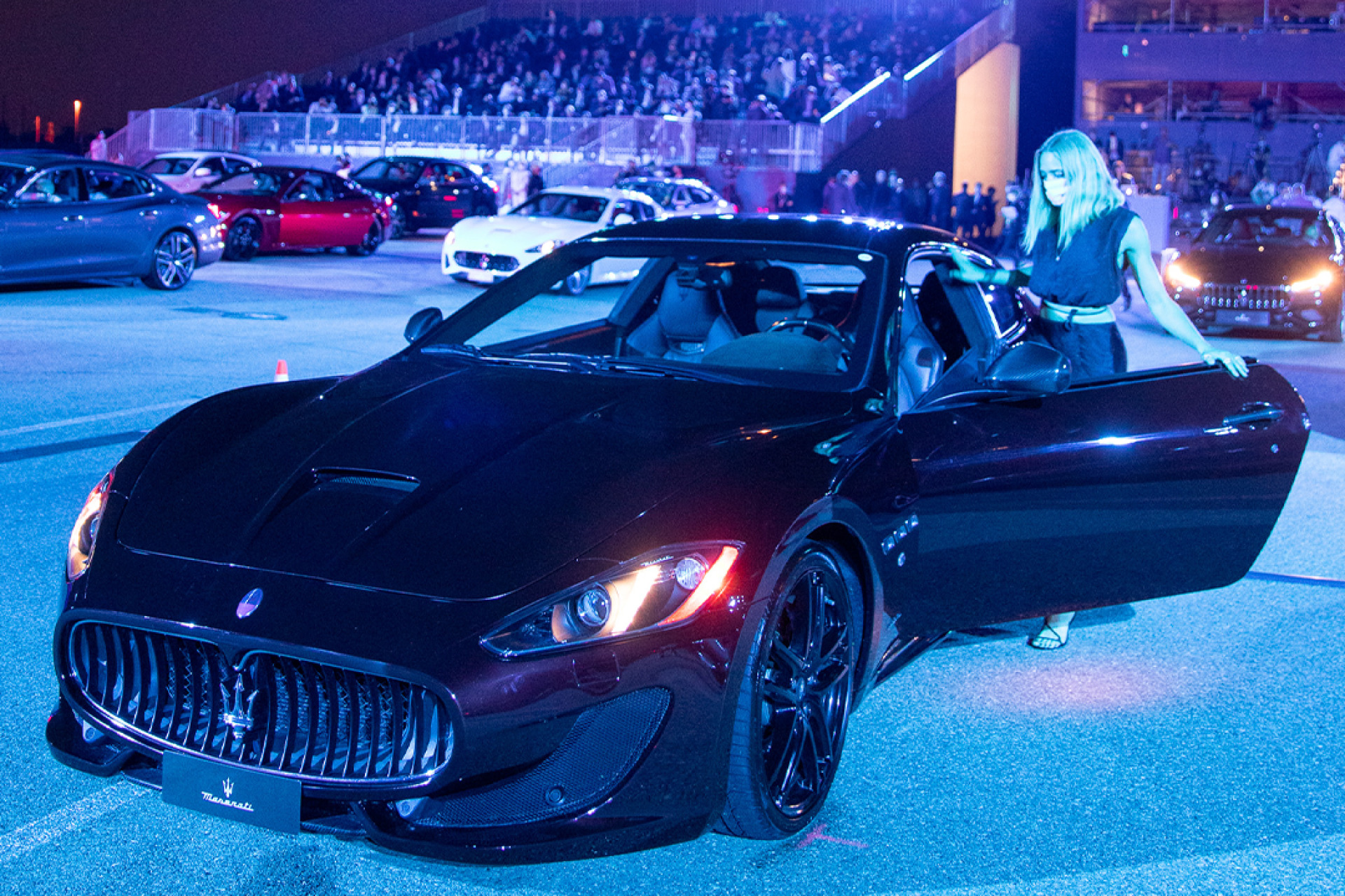 VIP's arrive at the Maserati MC20 launch 