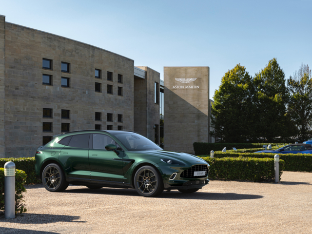 Green Aston DBX